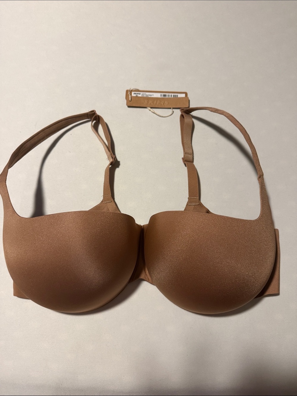 SKIMS ULTIMATE PUSH UP BALCONETTE BRA in SIENNA